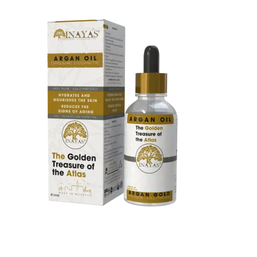 [SKU: INY-ARG-COS-1X50M-FGL-AR] INAYAS-HUILE-ARGAN-COSMETIQUE-50ML