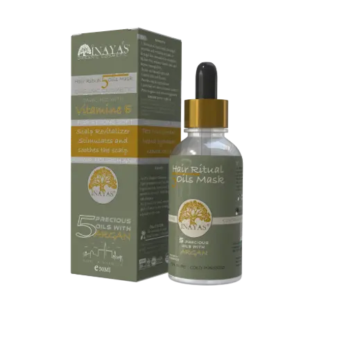 [SKU: INY-Hair-5oil-MASK-1X50M-FGL-AR] Hair-Ritual-5-Oils Mask